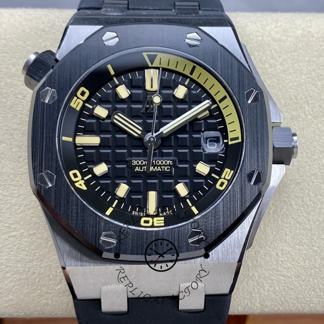 AP 15720CN.OO.A002CA.01 1:1 Clone Royal Oak Offshore Diver 42MM Black Ceramic - QualitySwissReplica