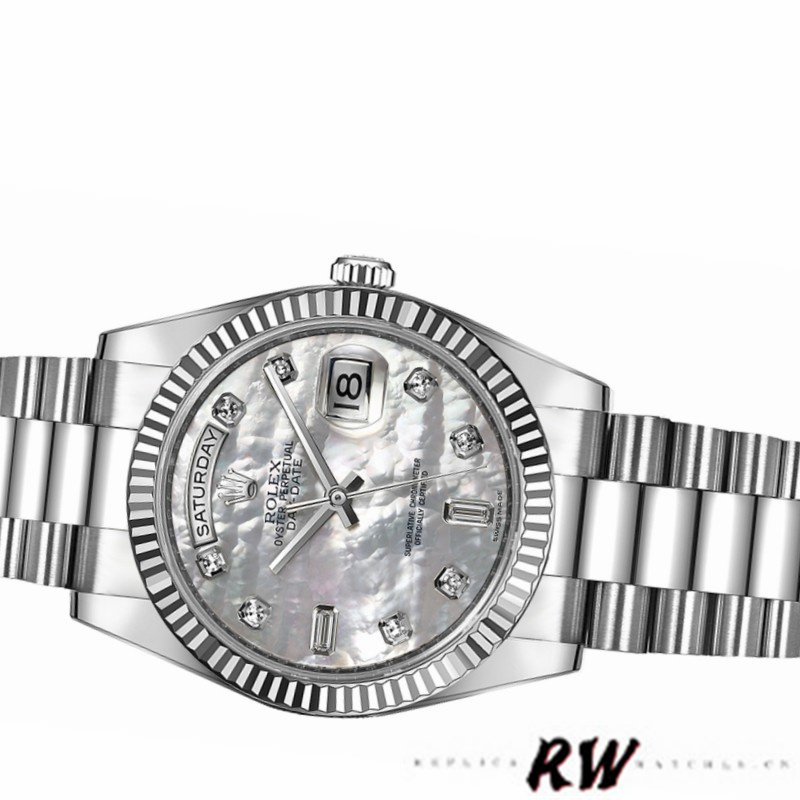 Rolex Day-Date 118239 MOP Dial 36mm Unisex Replica Watch - QualitySwissReplica