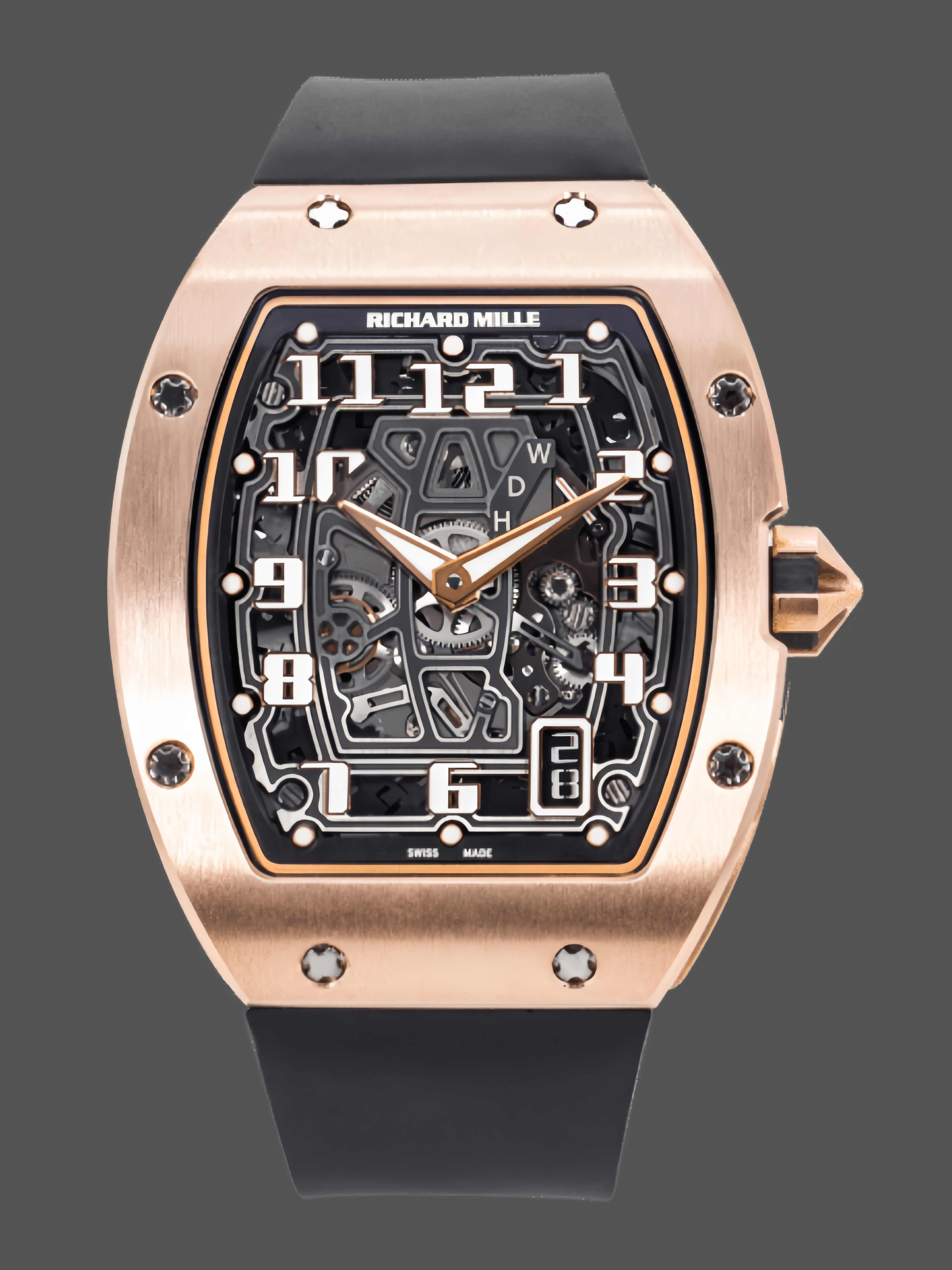 Richard Mille RM 67-01 Skeleton Arabic Automatic Winding Rose Gold Watch - QualitySwissReplica