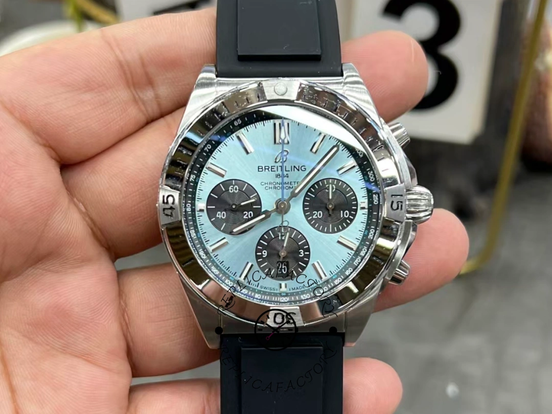 Breitling Chronomat B01 42 Ice Blue PB0134101C1S1 Replica - QualitySwissReplica