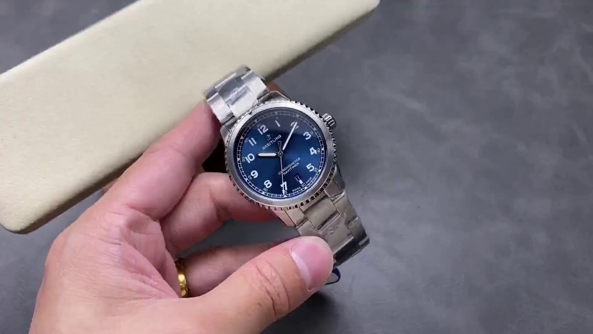 Breitling Navitimer 8 Automatic Blue Dial Men's Watch 41mm A17314101C1A1 1:1 Clone - QualitySwissReplica