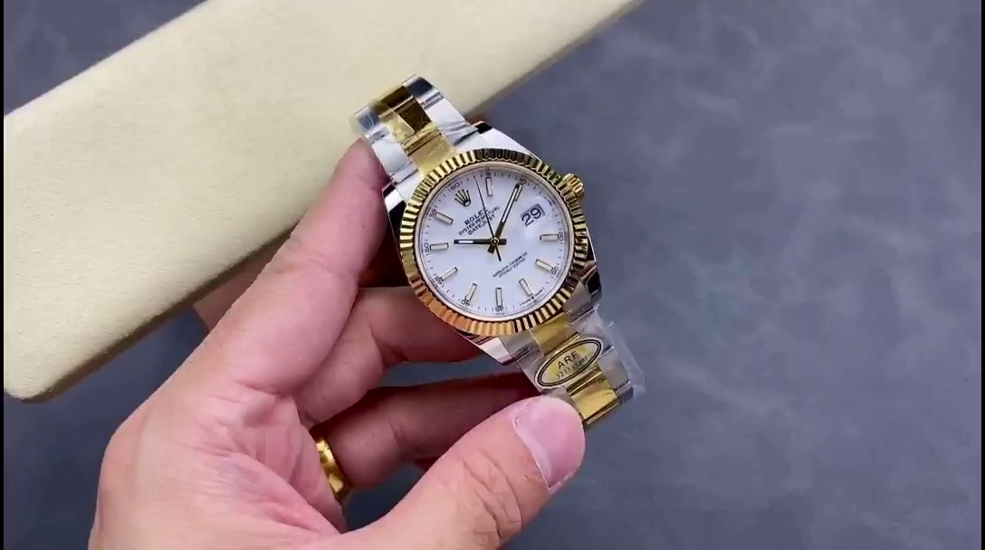 Rolex Datejust 41 m126303 0015 Two Tone White Dial Men's Watch - QualitySwissReplica