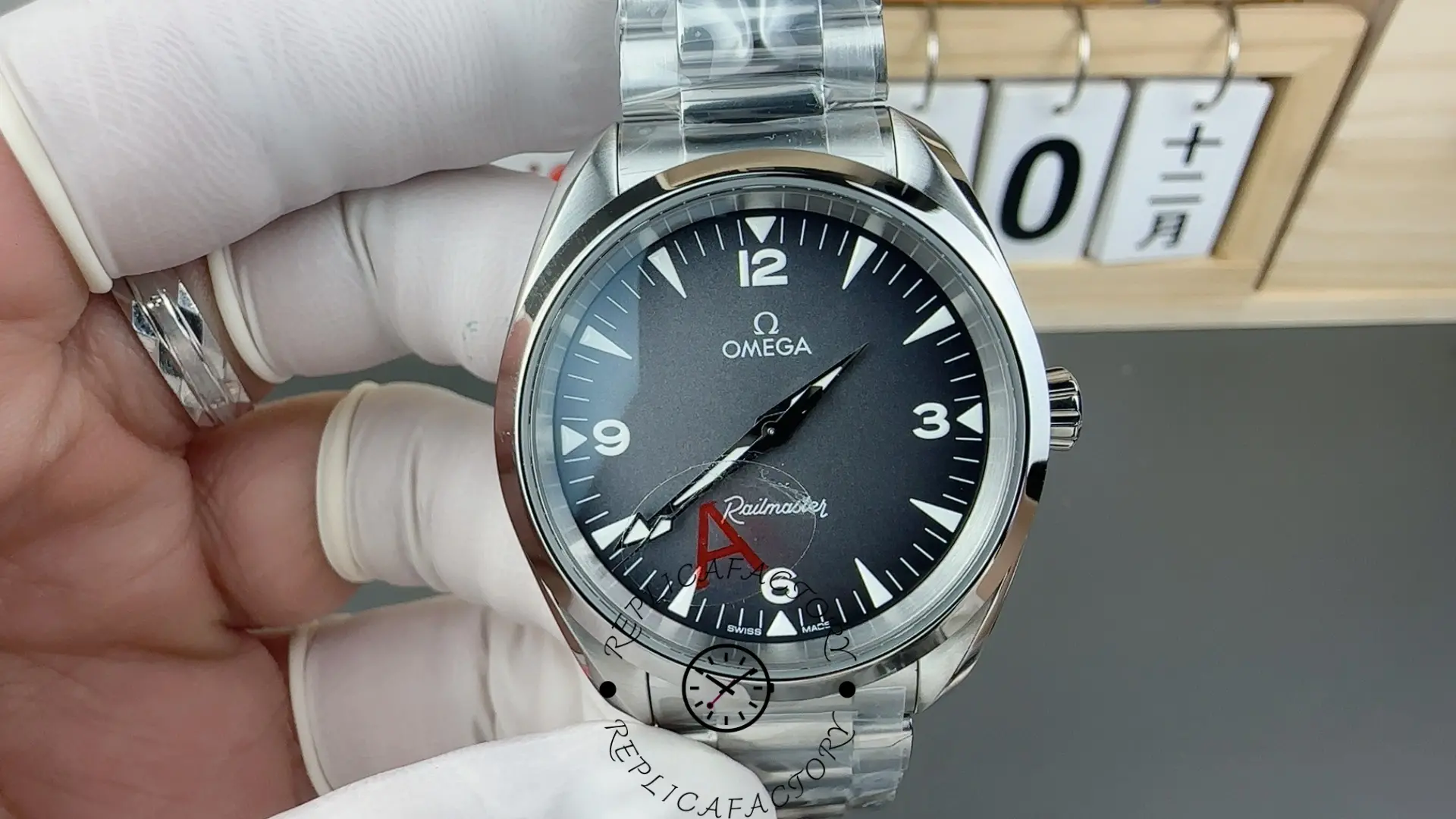 Omega Seamaster Railmaster 235.10.38.20.06.001 1:1 Clone Watch - QualitySwissReplica