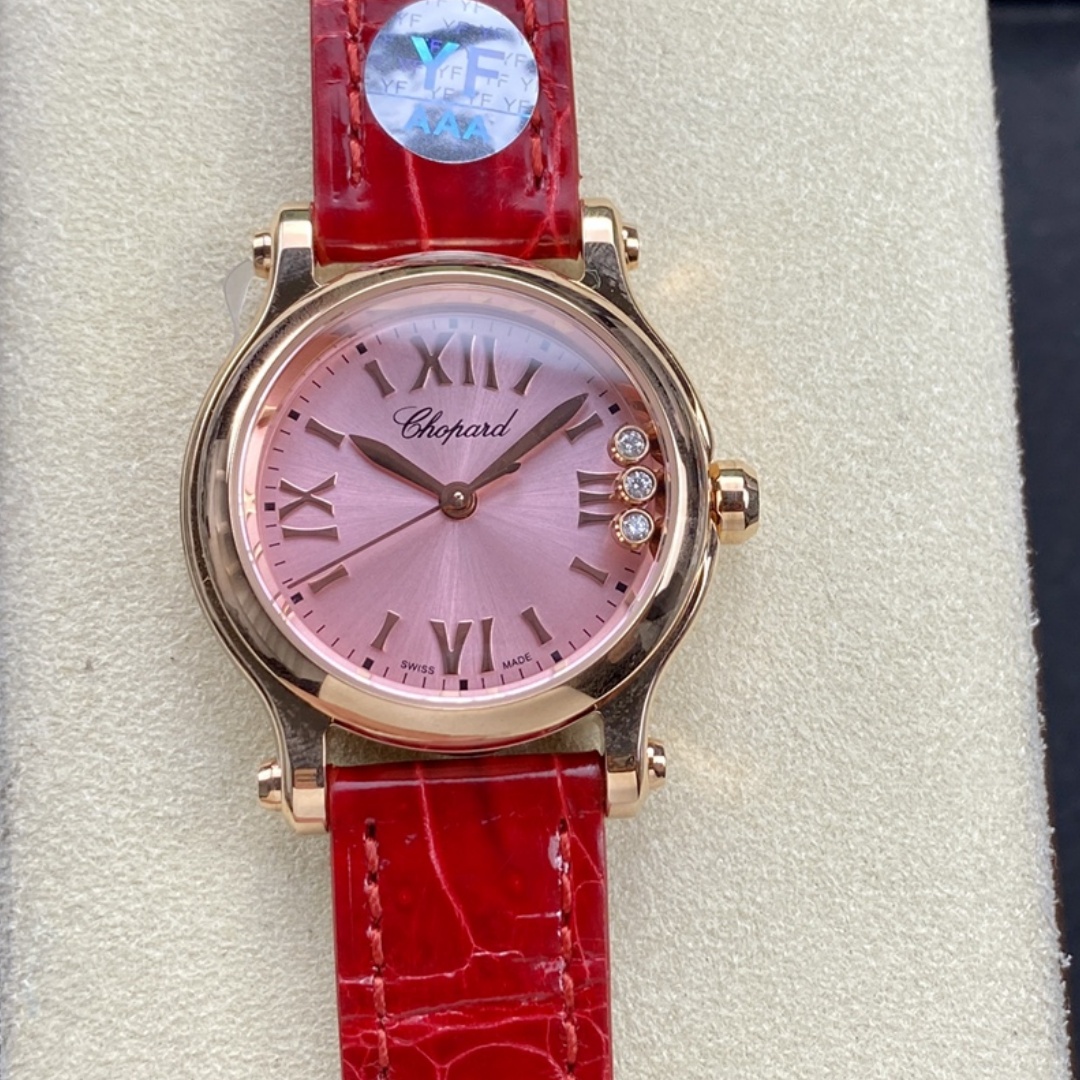 Chopard Happy Sport Automatic 278590-3001 Pink - QualitySwissReplica