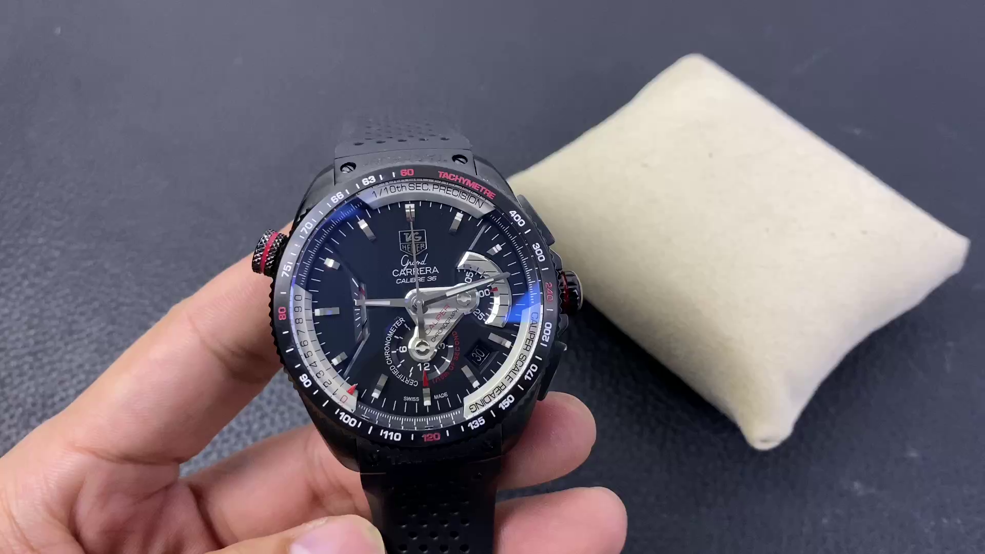 Tag Heuer Grand Carrera CAV5185.FT6020 43mm - QualitySwissReplica