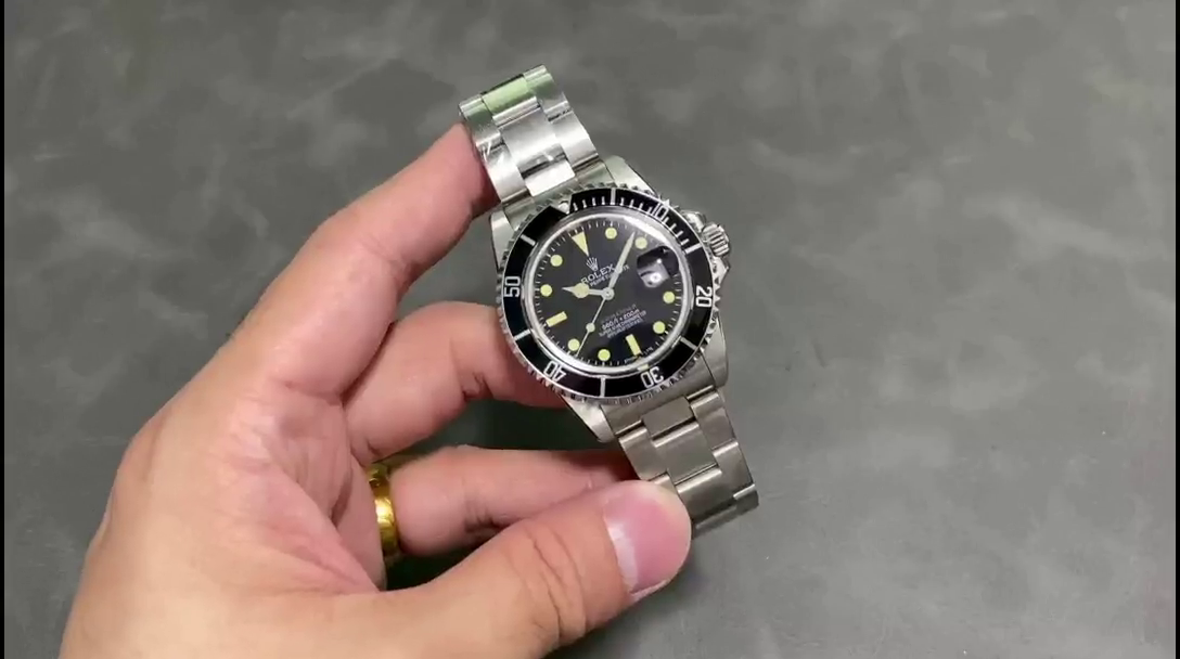 Rolex Submariner 1680 Stainless Steel Case Black Dial 40mm Mens Replica Watch - QualitySwissReplica
