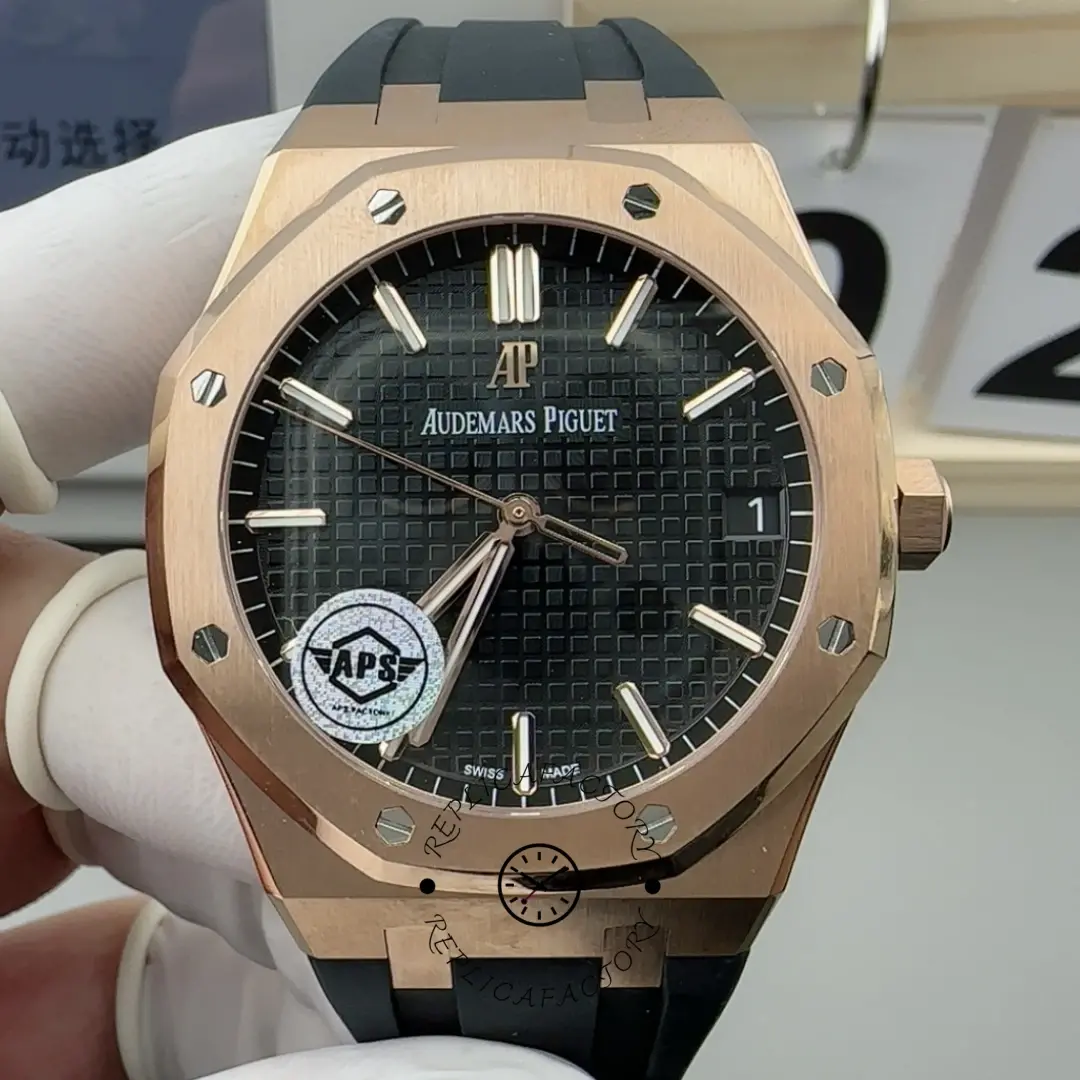 AP Royal Oak 41 Rubber Strap 15500OR.OO.D002CR.01 Replica Automatic 4302 - QualitySwissReplica