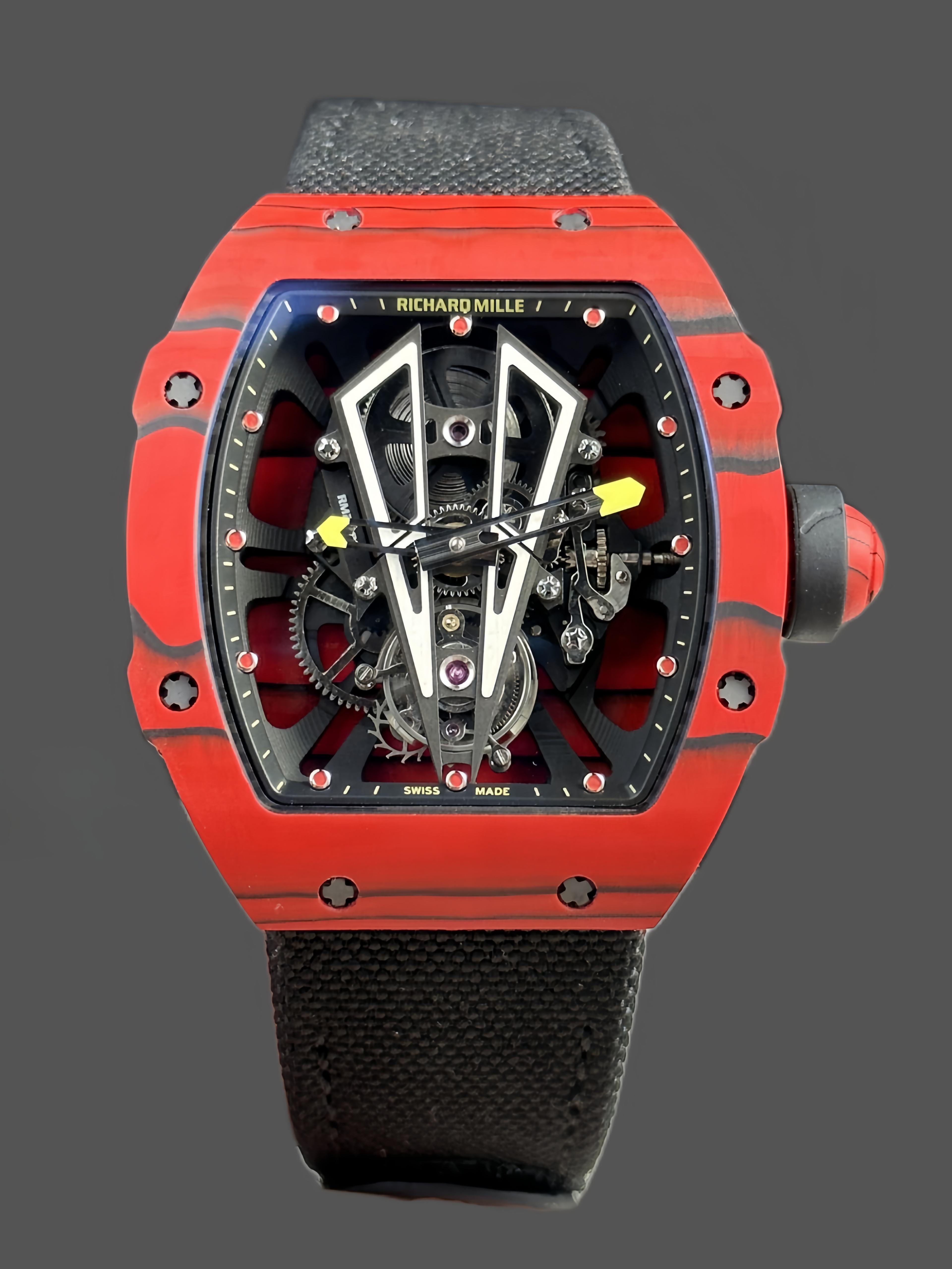 Richard Mille RM27-03 Tourbillon Rafael Nadal Red TPT Quartz Edition Red Carb - QualitySwissReplica