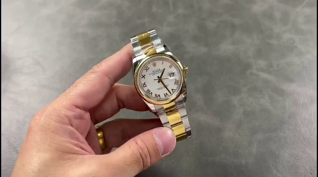 Rolex Datejust 36 White Dial Roman Numerals 126203 0030 Replica Watch - QualitySwissReplica