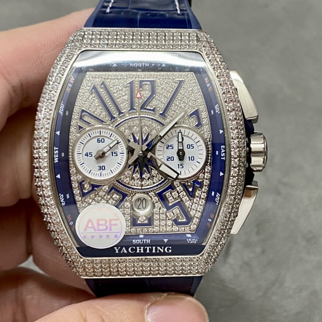 Franck Muller FM V45 CC DT Blue Yacht - QualitySwissReplica