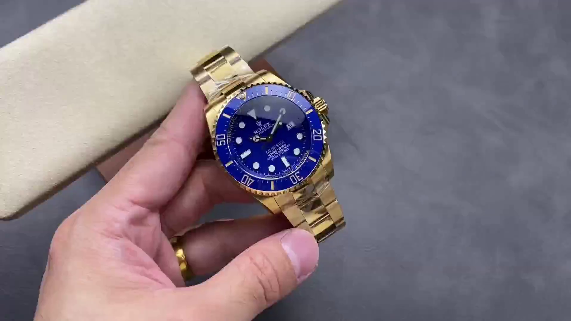 Rolex New 2024 Release Deepsea Gold Blue Dial 136668LB - QualitySwissReplica