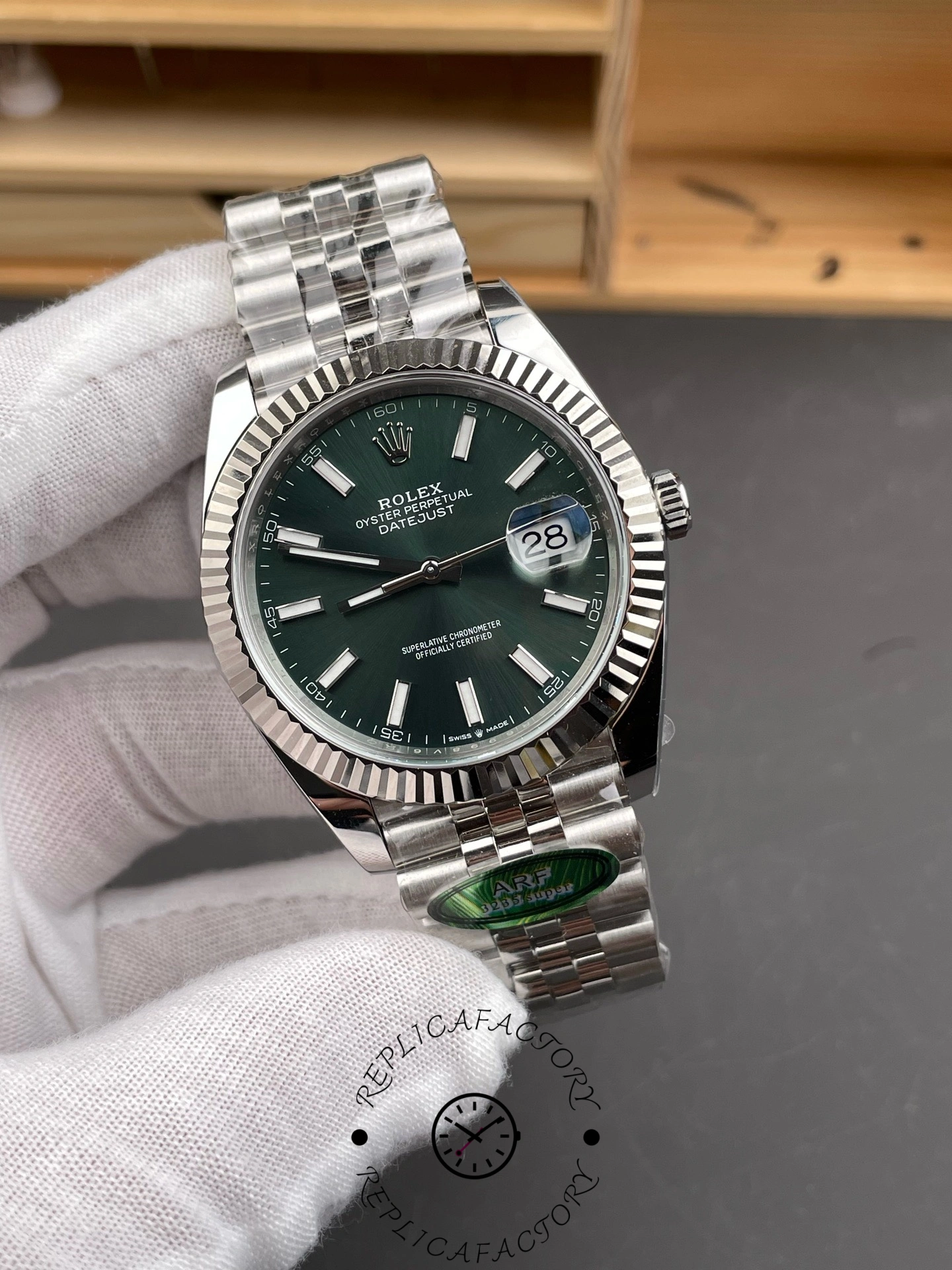 Rolex Datejust 126334 0028 41 Oystersteel and White Gold Mens Watch - QualitySwissReplica