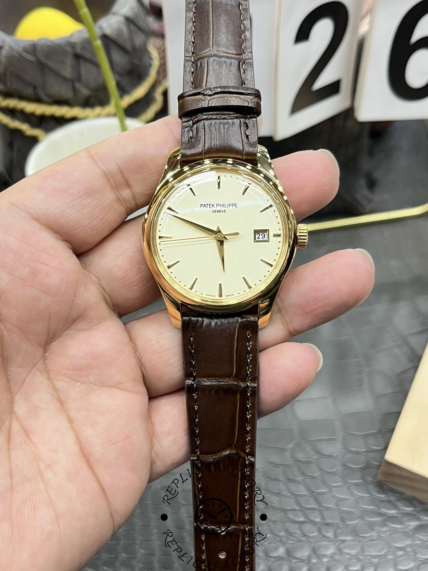 Patek Philippe Calatrava 5227J 001 Men's Replica - QualitySwissReplica