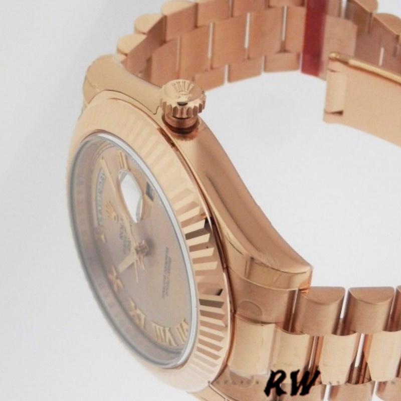Rolex Day-Date 118235 Rose Champagne Roman Dial 36mm Unisex Replica Watch - QualitySwissReplica
