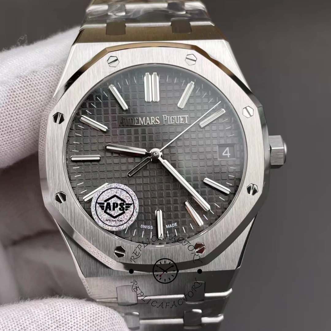 1:1 Clone AP Royal Oak 41 Gray Dial 15510ST.OO.1320ST.10 Automatic - QualitySwissReplica