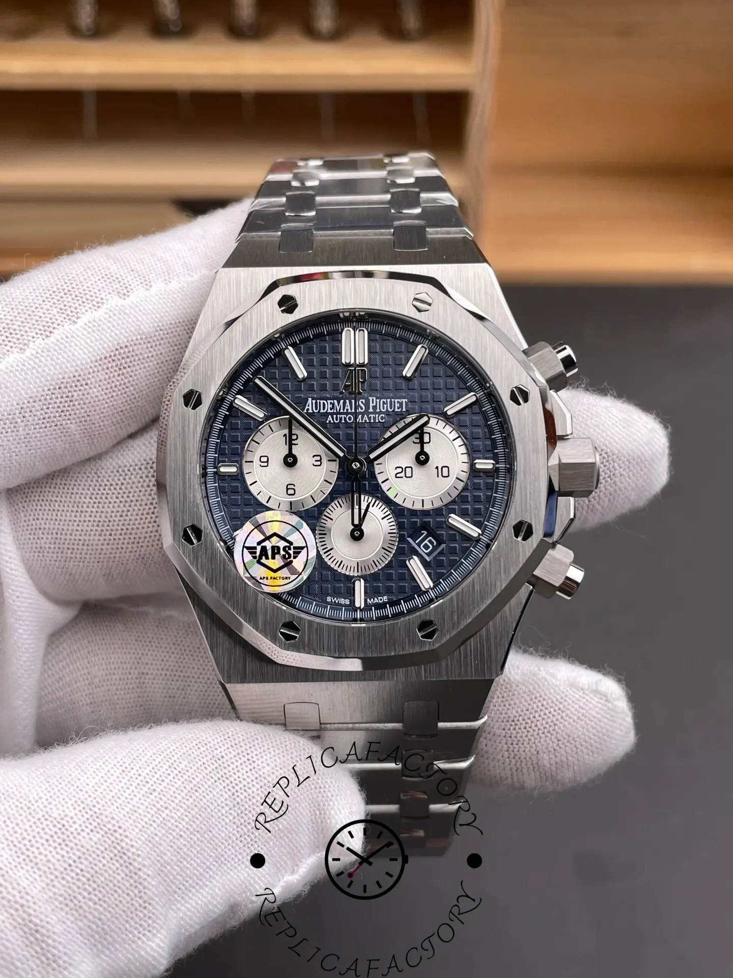 AP Royal Oak Chronograph 26331ST.OO.1220ST.02 Stainless Steel 41mm Replica - QualitySwissReplica