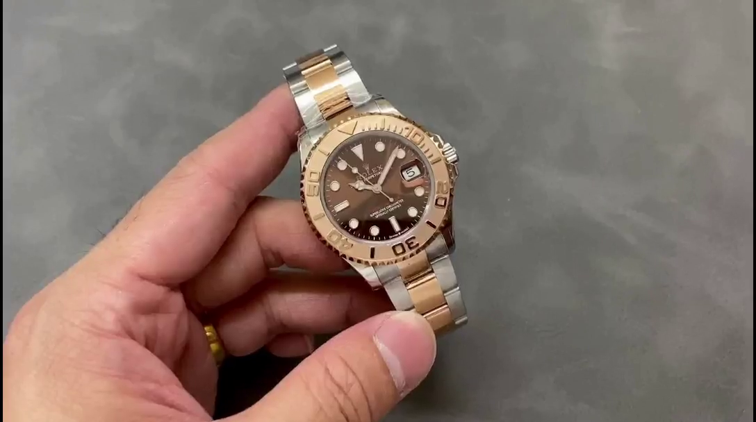 Rolex Yacht-Master 268621 Everose Bezel Chocolate Dial 37mm Unisex Replica Watch - QualitySwissReplica