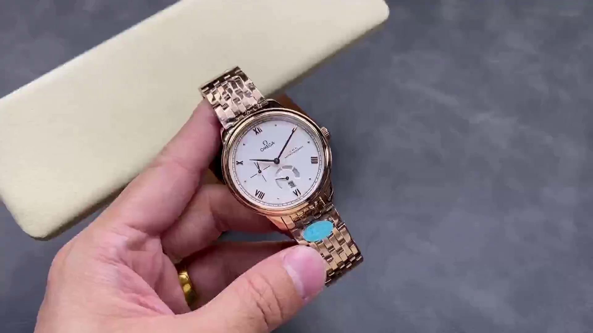Omega De Ville Prestige Stainless Steel Strap 434.53.41.21.02.001 Replica - QualitySwissReplica