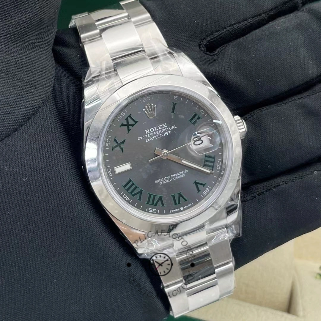 Rolex Datejust 41 Oyster Stainless Steel Slate M126300 0013 Men's Watch - QualitySwissReplica