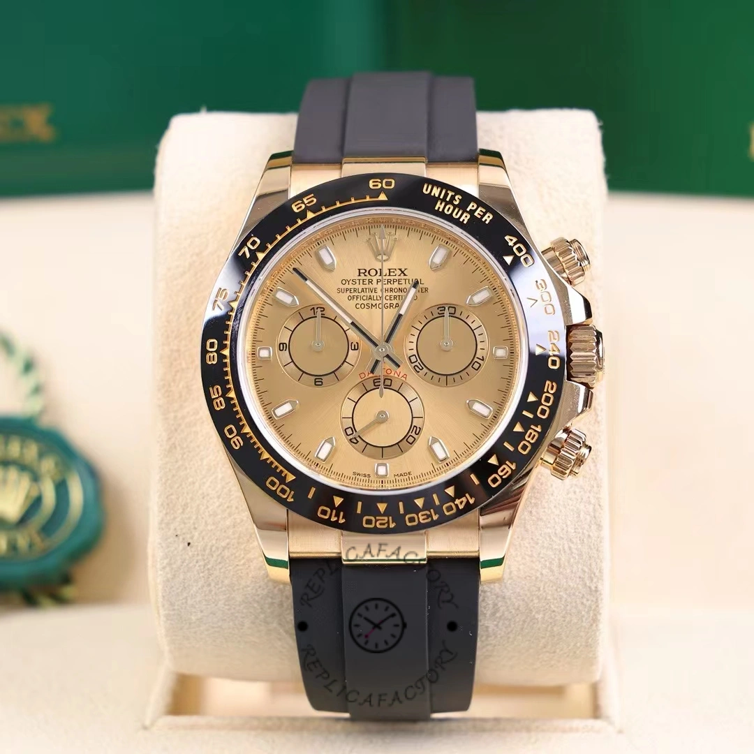 Rolex Cosmograph Daytona 116518 Champagne Dial Automatic 40mm Mens Replica Watch - QualitySwissReplica
