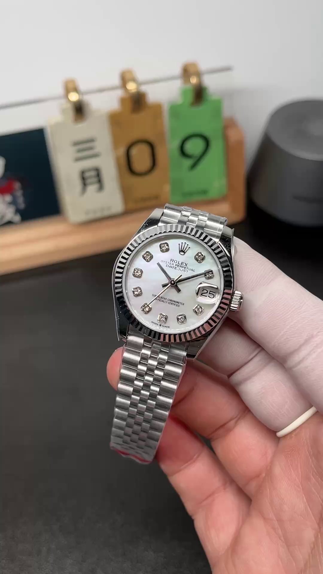 Rolex Datejust 31 Steel & 18K White Gold 278274 0006 Women's Watch - QualitySwissReplica