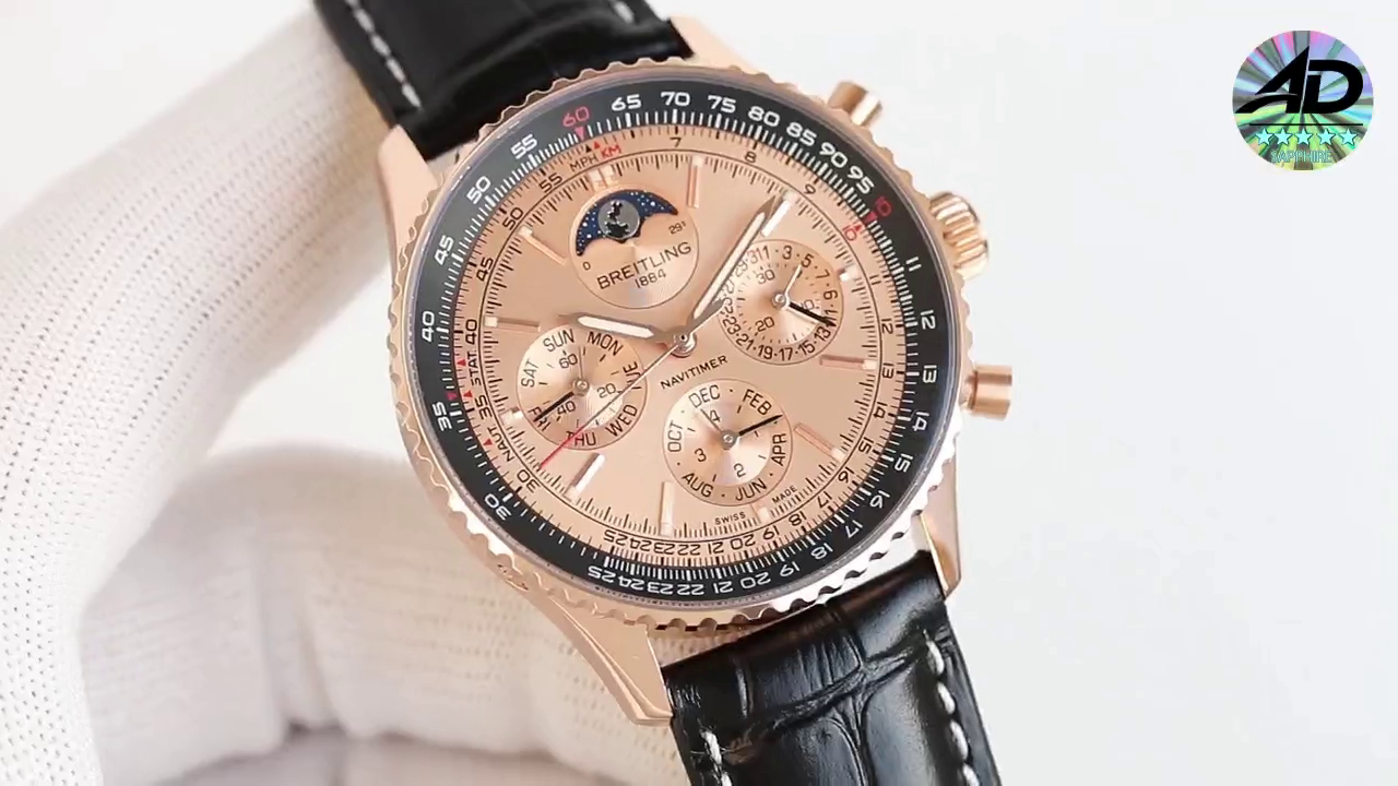 Breitling Navitimer B19 Chronograph 43 RB19101A1H1P1 Replica - QualitySwissReplica