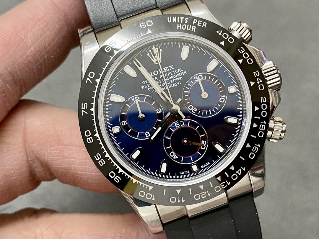 Rolex Daytona Cosmograph 116519 Blue Dial 40mm Mens Replica Watch - QualitySwissReplica