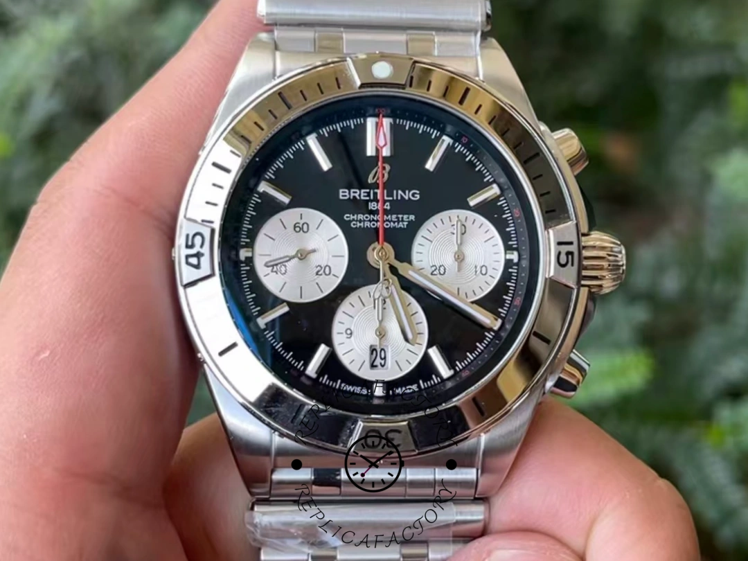 Breitling Chronomat B01 42 Black Dial AB0134101B1A1 Replica - QualitySwissReplica