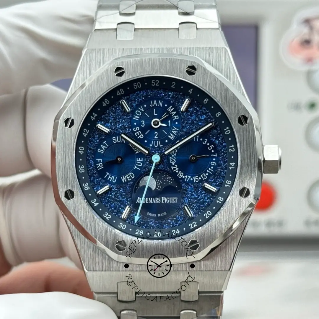 AP Royal Oak 1:1 Clone 26574BC.OO.1220BC.02 John Mayer Blue Crystal Sky - QualitySwissReplica