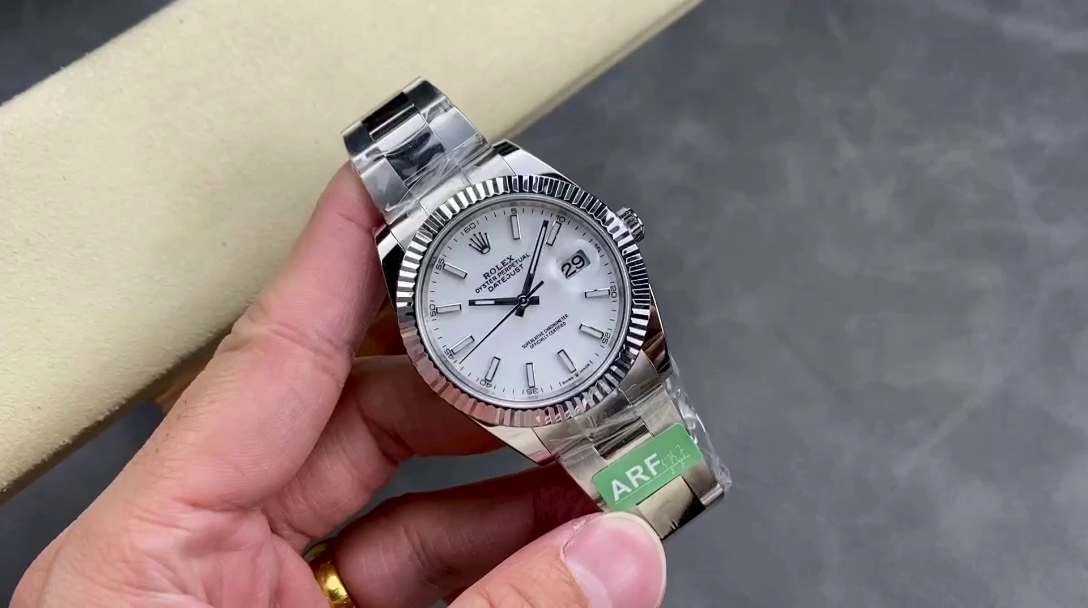 Rolex Datejust 41 Stainless Steel And White Gold White Dial M126334 0009 Men's Watch - QualitySwissReplica
