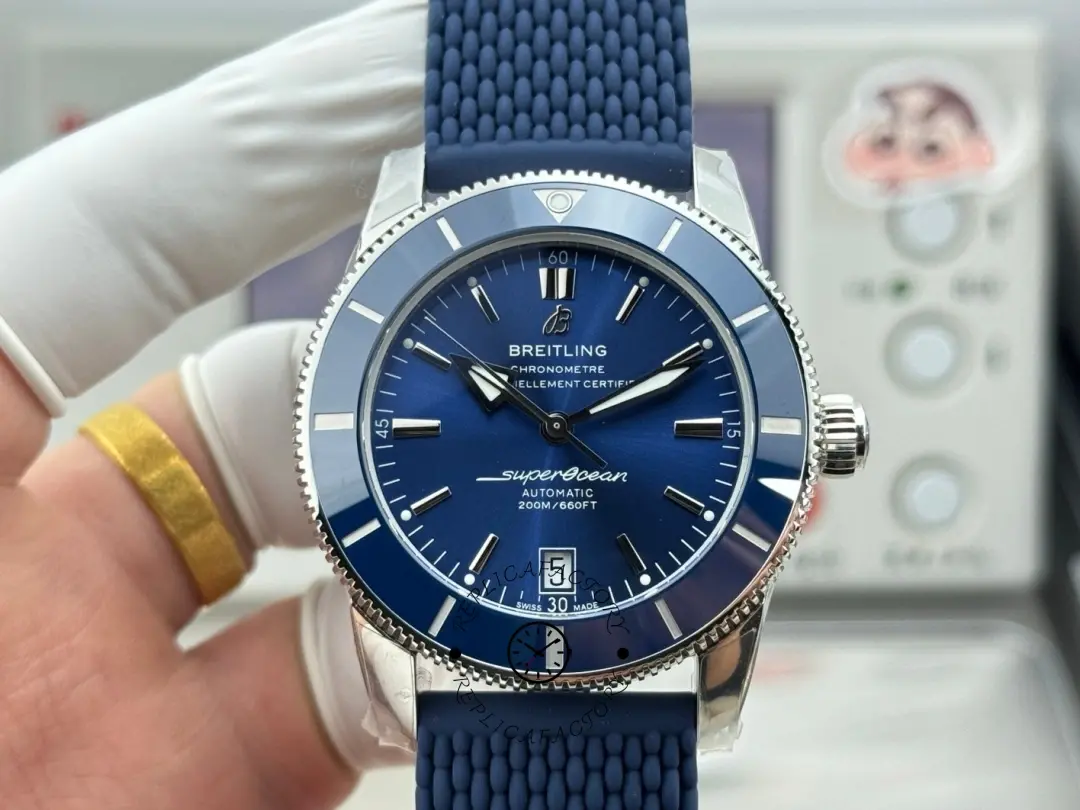1:1 Clone Breitling Superocean Heritage B20 46mm Blue Dial AB2020161C1S1 - QualitySwissReplica