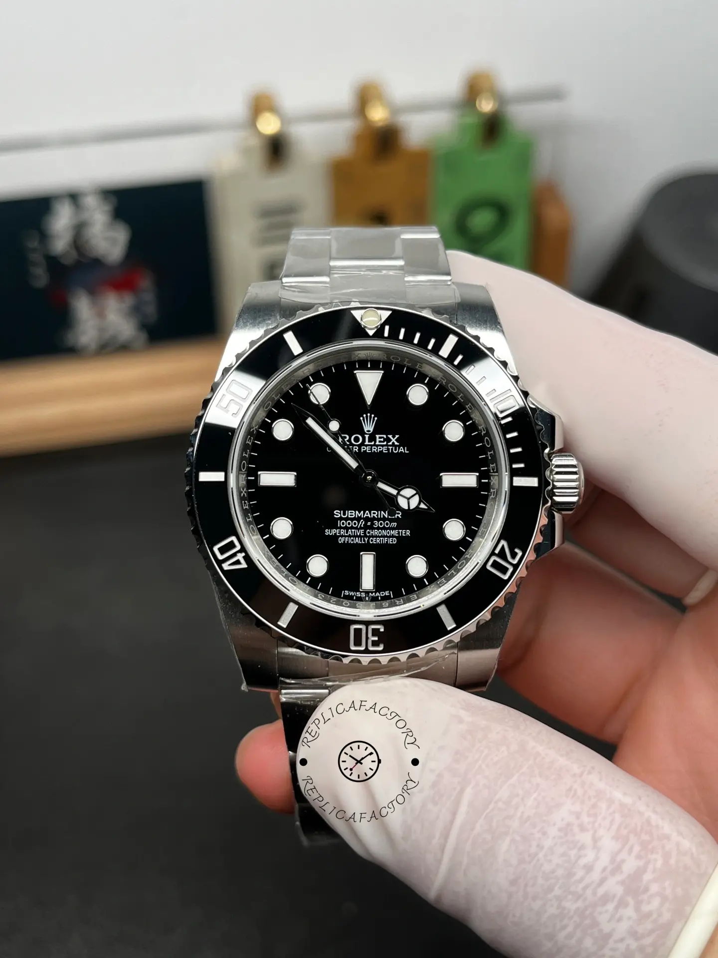 Rolex Submariner 124060 Oyster Stainless Steel Black Dial 41mm Mens Replica Watch - QualitySwissReplica