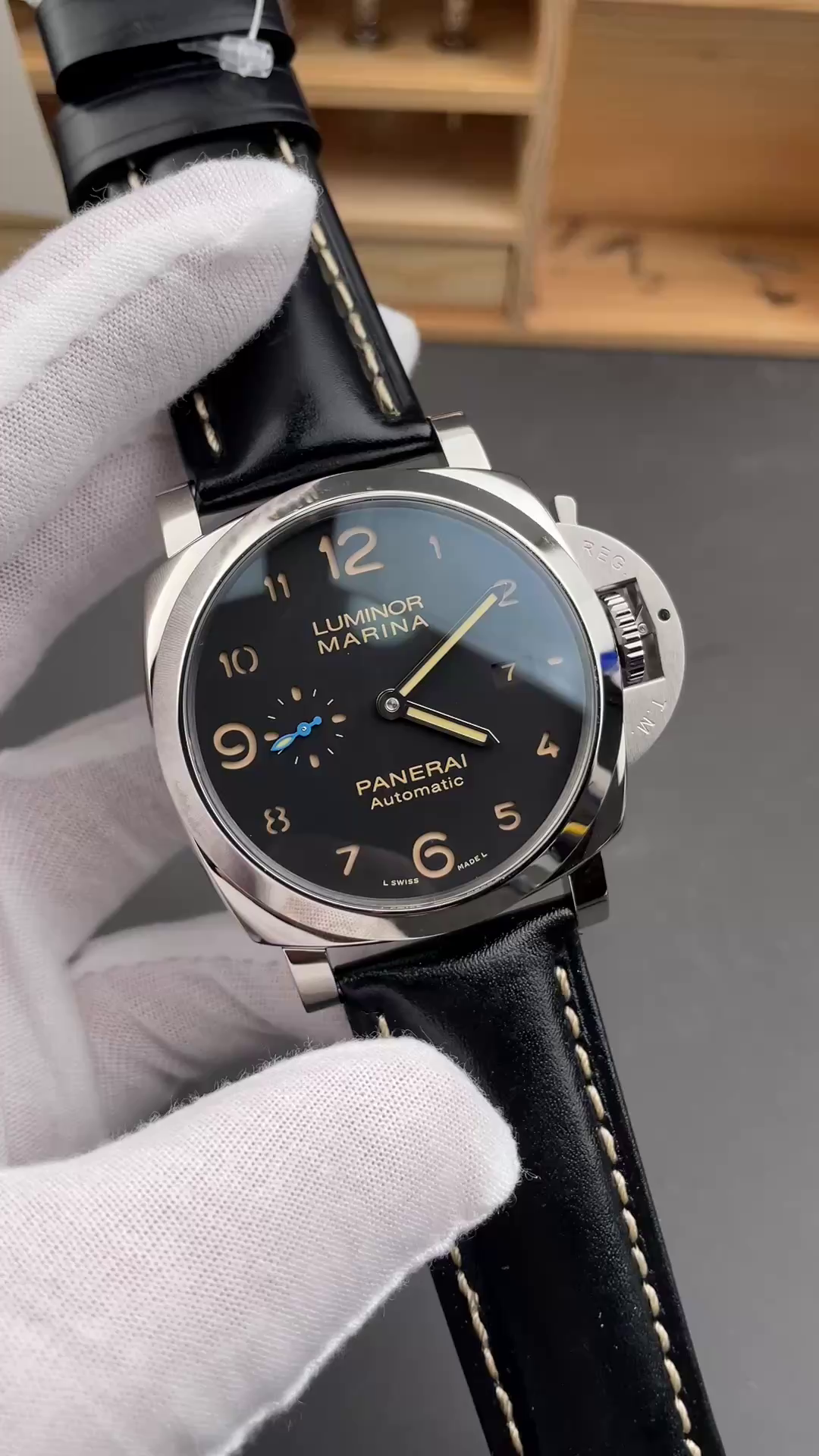 Panerai Luminor Marina 1950 3 Days Automatic PAM01359 Replica 44 Leather Strap - QualitySwissReplica