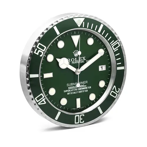 Rolex Submariner Green Wall Clock - QualitySwissReplica