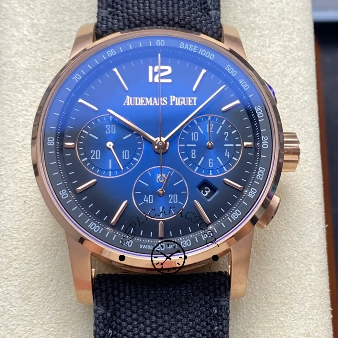 AP CODE 11.59 41 Automatic Smoked Blue Dial 26393OR.OO.A002KB.03 Replica - QualitySwissReplica