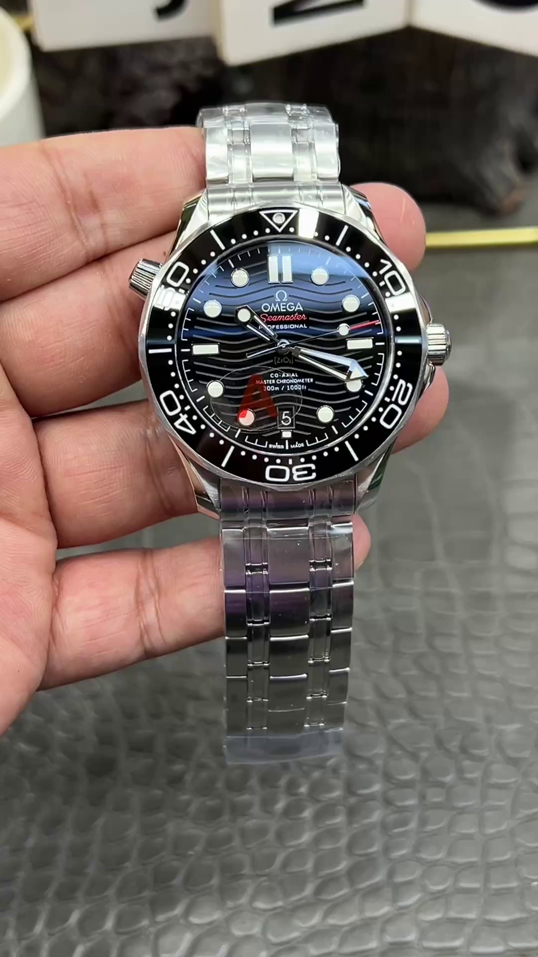 Omega Seamaster Black Dial 42mm 210.30.42.20.01.001 Replica - QualitySwissReplica
