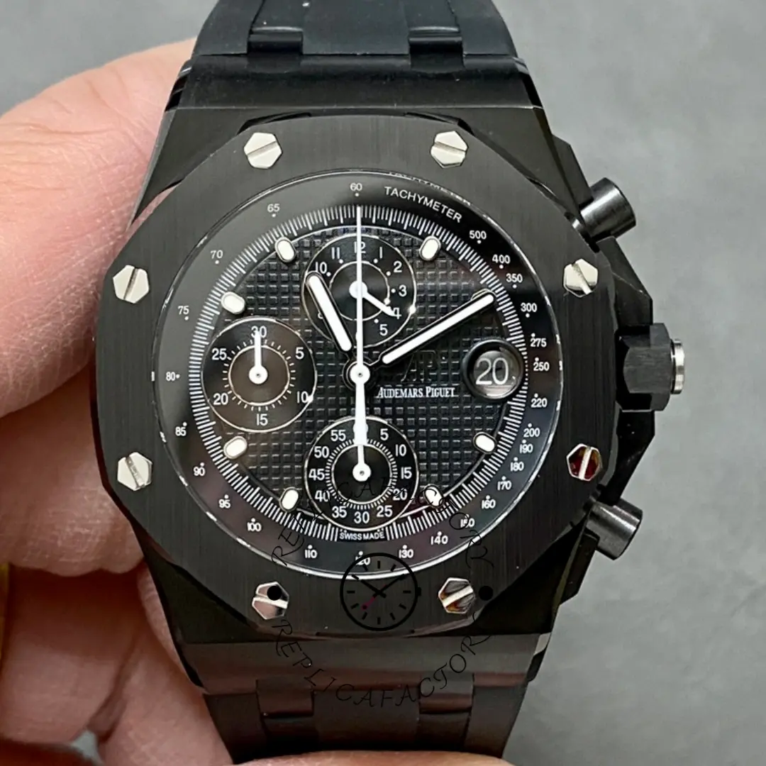 AP Royal Oak Offshore Selfwinding 42mm 26238CE.OO.1300CE.01 Full Black 1:1 Clone - QualitySwissReplica