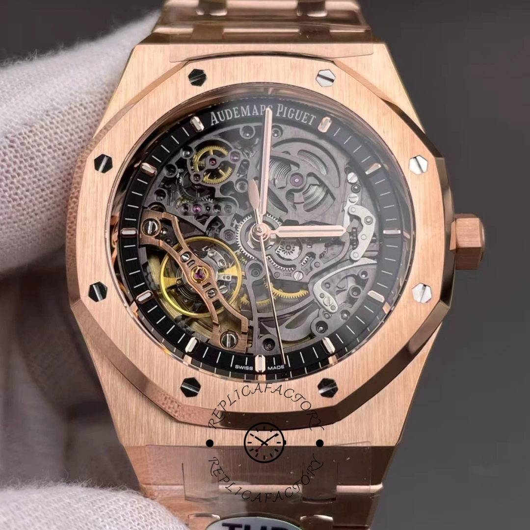 AP Royal Oak Double Balance Wheel Openworked 15407OR.OO.1220OR.01 1:1 Clone - QualitySwissReplica