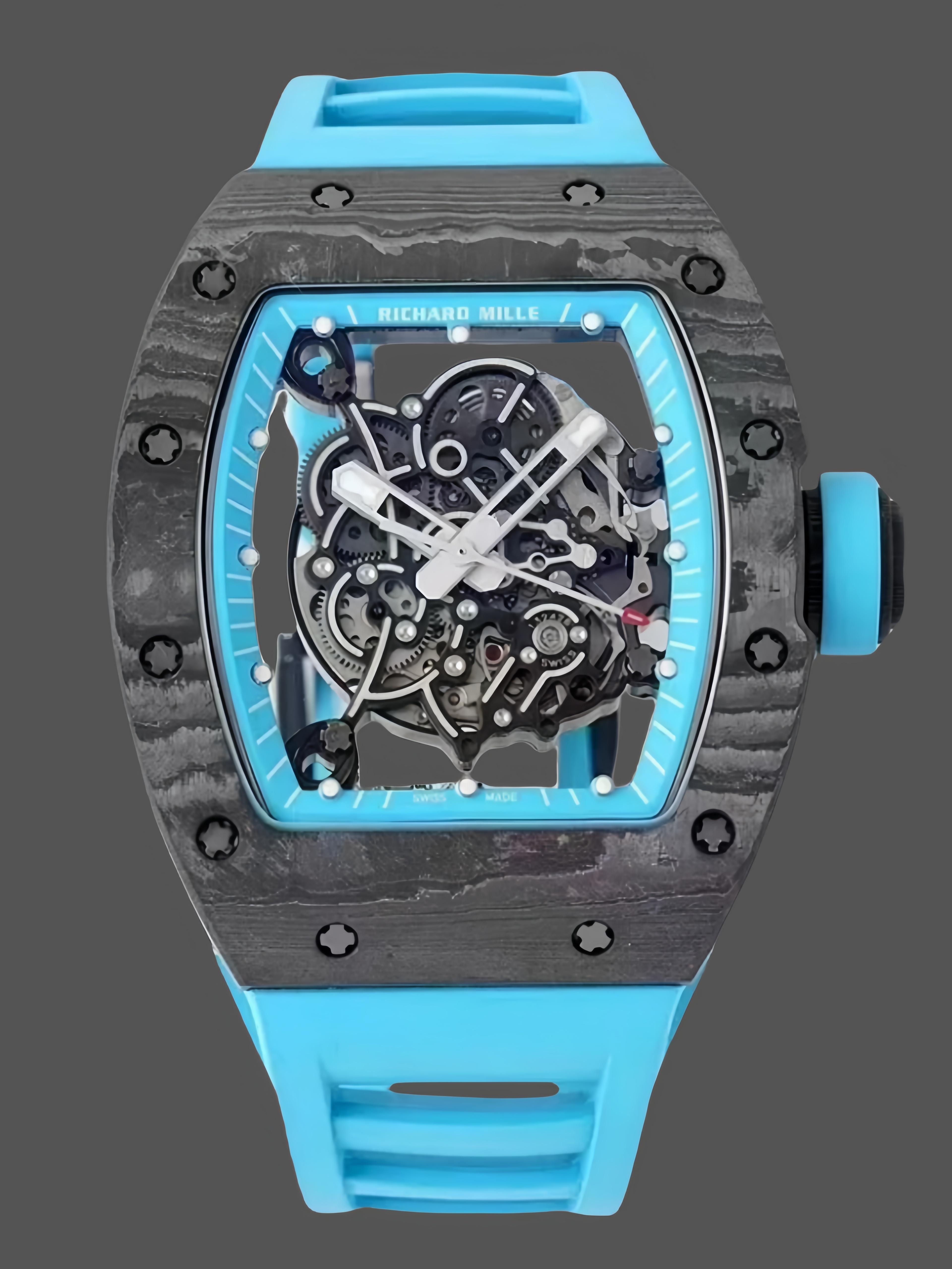 Richard Mille RM 055 Bubba Watson Yas Marina Circuit NTPT Blue - QualitySwissReplica