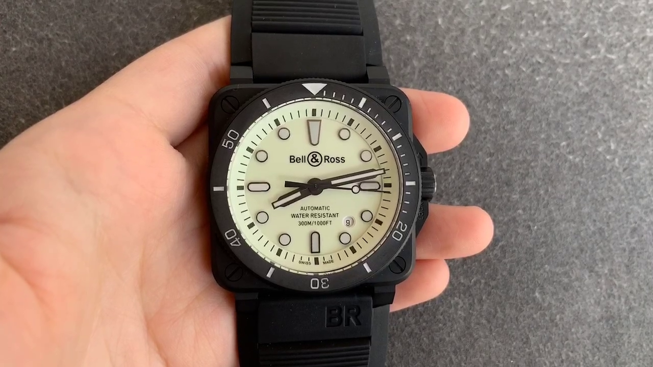 Bell & Ross Br 03 - 92 Diver Full Lum Watch - QualitySwissReplica
