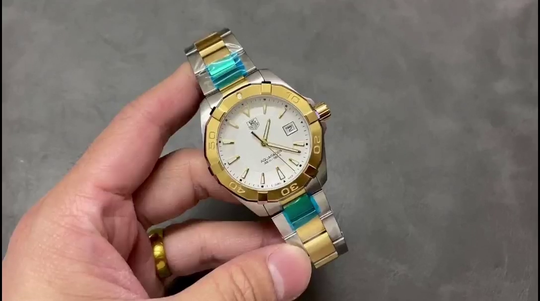 Tag Heuer Aquaracer 18kt Yellow Gold Stainless Steel WAY1151.BD0912 Watch - QualitySwissReplica