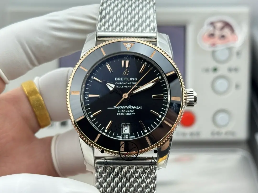Replica Breitling Superocean Heritage UB2010121B1A1 Chronometer Black Dial - QualitySwissReplica