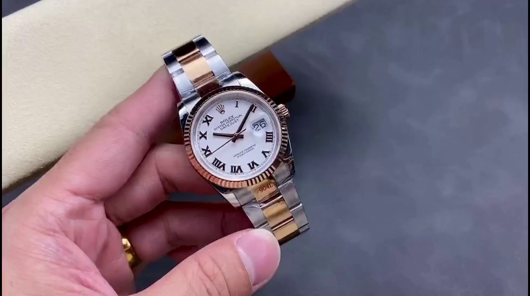 Rolex Datejust 36 Oystersteel and Everose Gold m126231 0016 - QualitySwissReplica