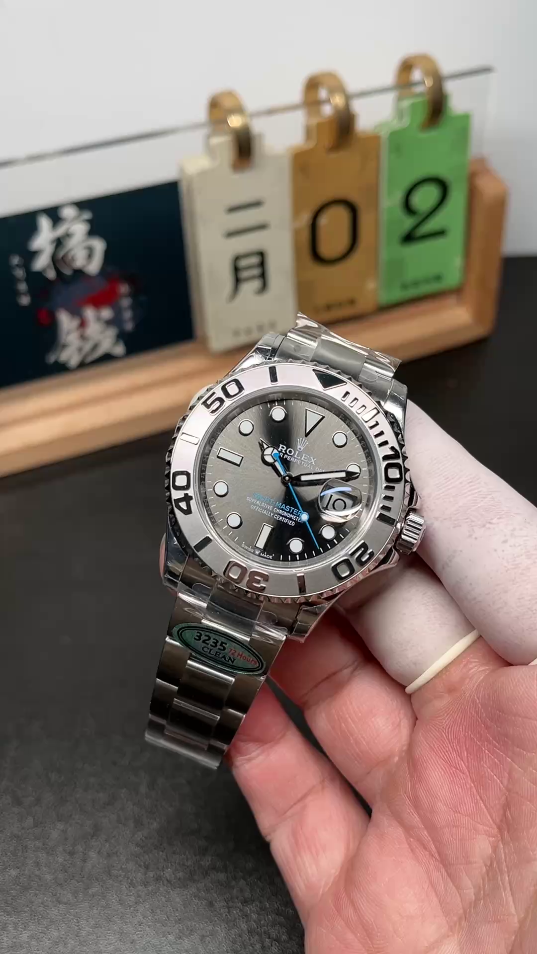 Rolex Yacht-Master 116622 Stainless Steel Grey Dial 40mm Mens Replica Watch - QualitySwissReplica
