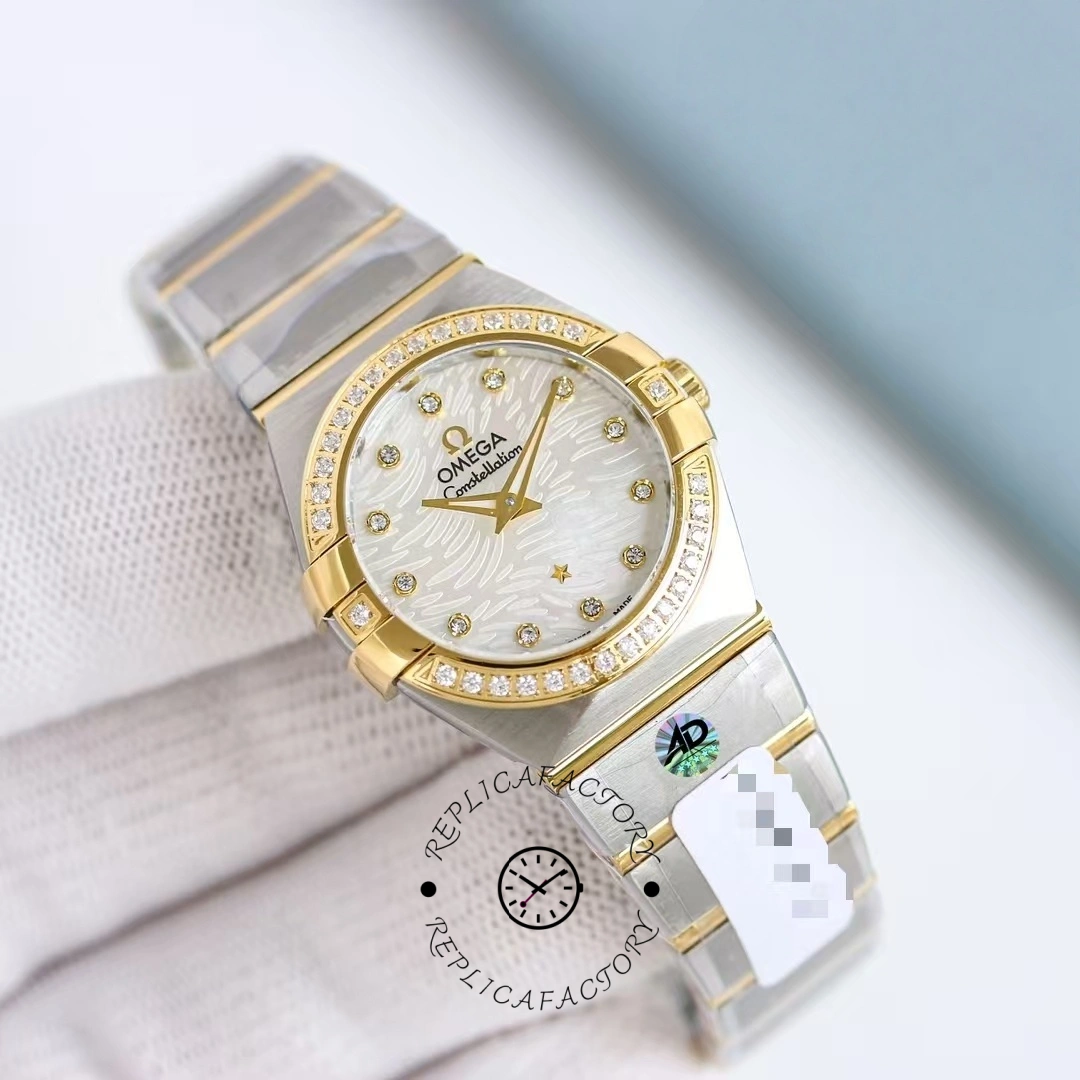 Omega Constellation Co-Axial 27mm 123.25.27.20.55.007 Ladies Clone - QualitySwissReplica