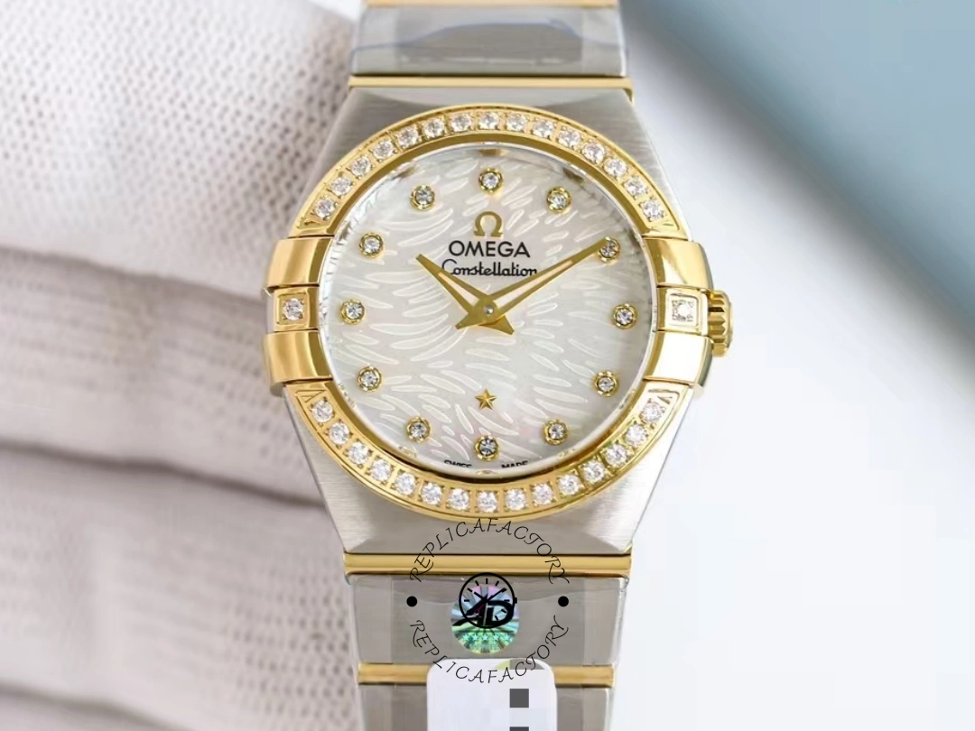 Omega Constellation Co-Axial 27mm 123.25.27.20.55.007 Ladies Clone - QualitySwissReplica