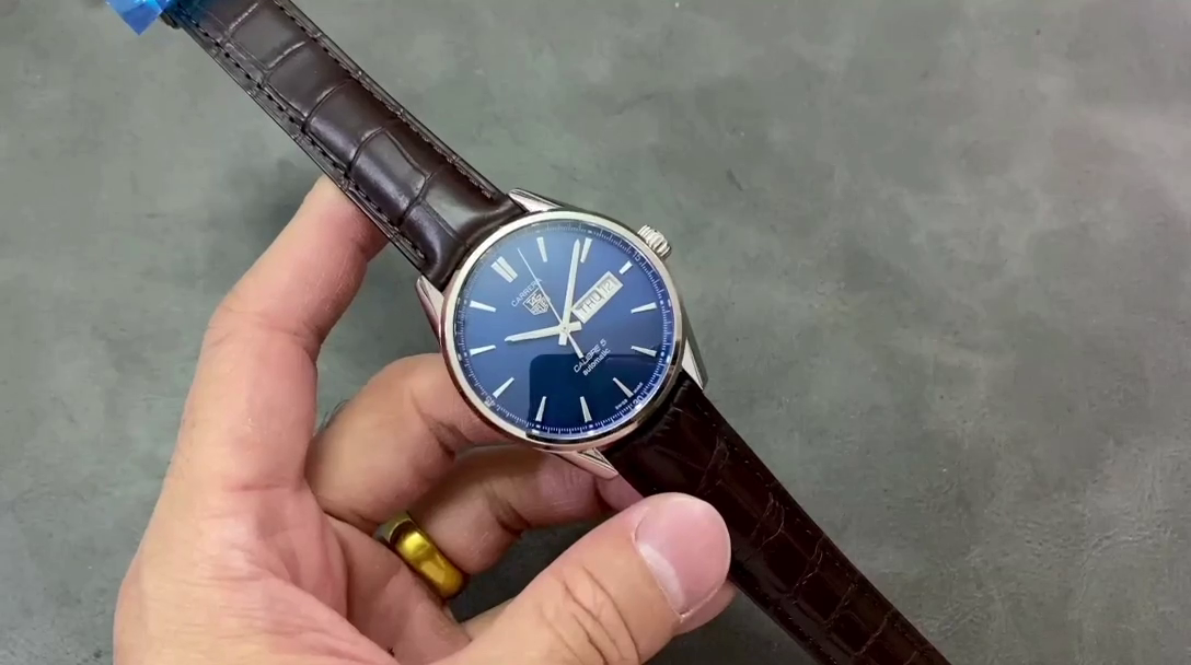 TAG Heuer Carrera Calibre 5 Day Date Blue Dial WAR201E.FC6291 - QualitySwissReplica