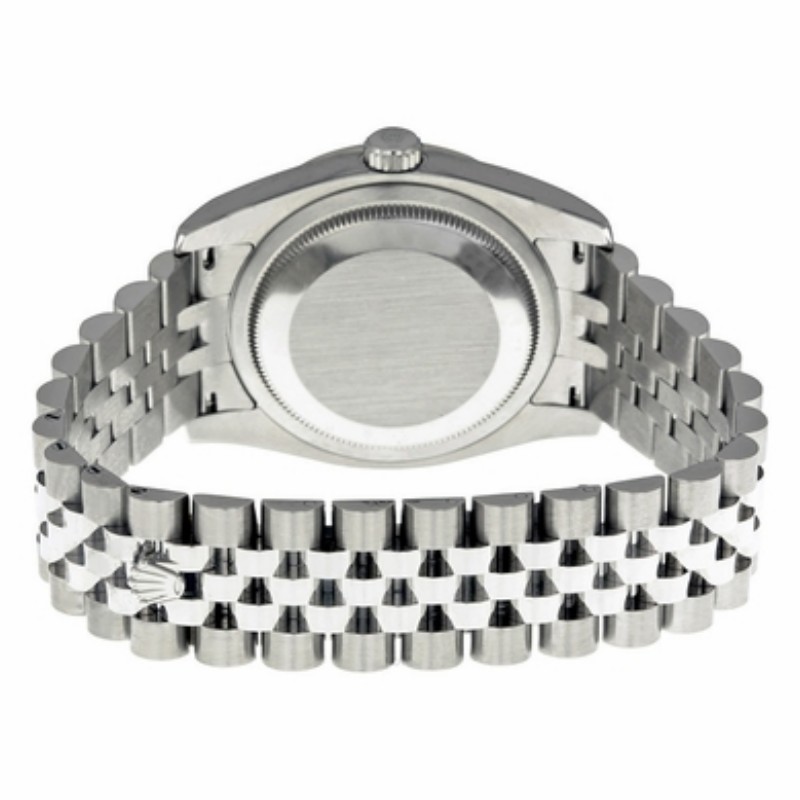 Rolex Datejust 116234-0159 Rhodium Wave Diamond Dial 36mm Unisex Replica Watch - QualitySwissReplica