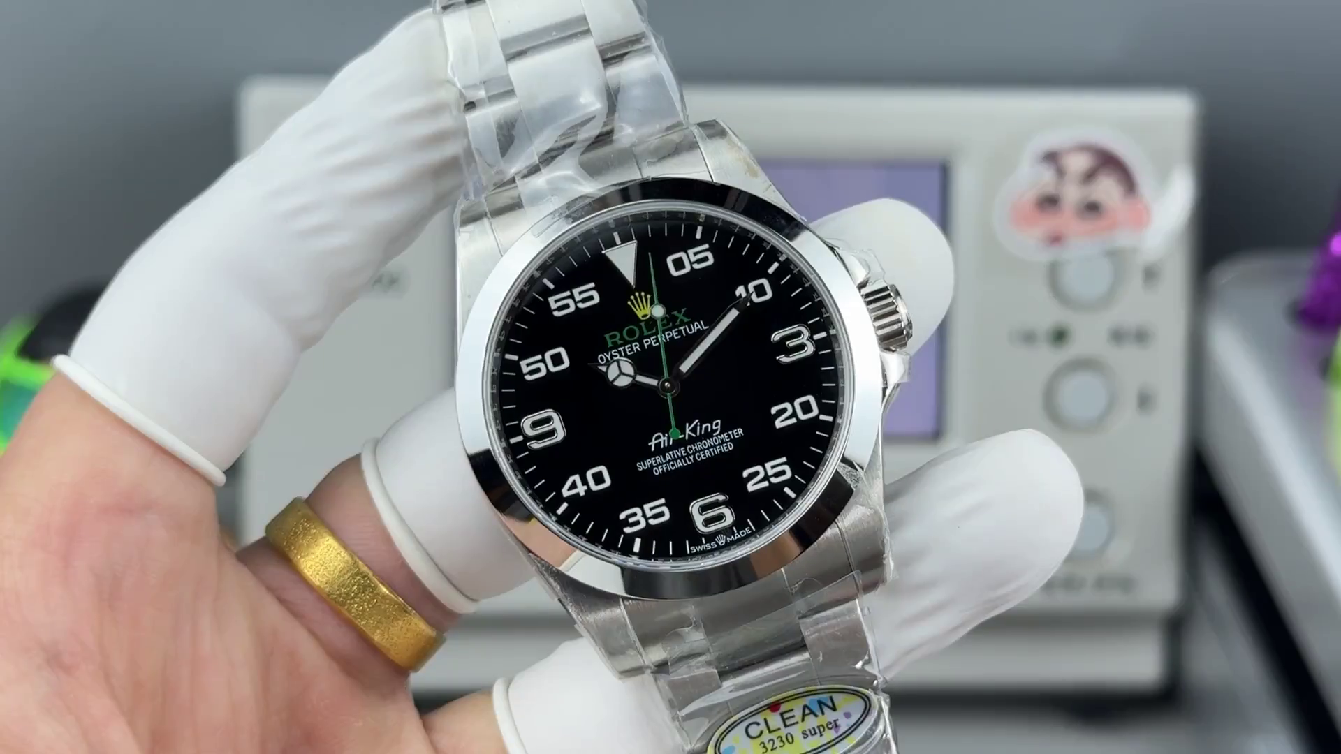 Rolex Air King 126900 0001 Oyster Stainless Steel 40mm Mens Replica Watch - QualitySwissReplica