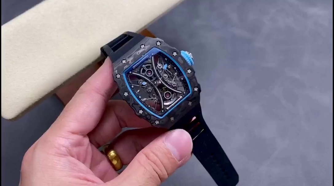 Richard Mille RM 53-01 Tourbillon Pablo Mac Donough Black Rubber Strap - QualitySwissReplica